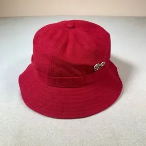 Disney | Accessories | Disney Parks Red Wool Floppy Hat 